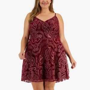 NWT Speechless 18W Wine Cocktail‎ Dress